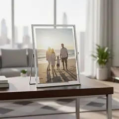 BASEMENT HOME - Marcos de Fotos Metal Plateado