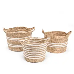 MICA - Set 3 Canastos Yute