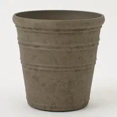 BASEMENT HOME - Maceta Interior/Exterior Marrón de Poliresina