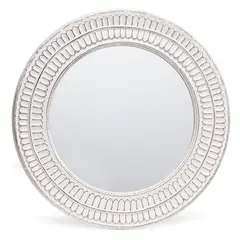 ROBERTA ALLEN - Espejo Redondo Blanco 60cm