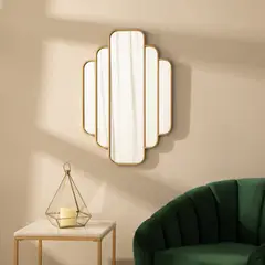 BASEMENT HOME - Espejo Dorado 80x54cm