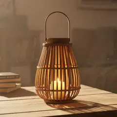 MICA - Farol Madera 26x36cm