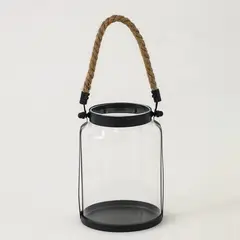 MICA - Farol Negro De Vidrio