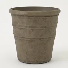 BASEMENT HOME - Maceta Interior/Exterior Marrón de Poliresina