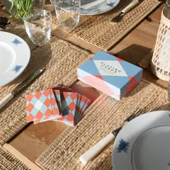 PRINTWORKS - Juego De Cartas Blanco 14x10x4cm