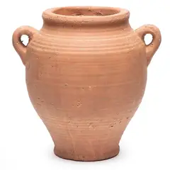 BASEMENT HOME - Jarrón Terracota De Cerámica 26x21cm