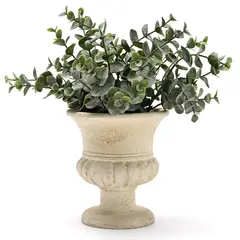 MICA - Planta Con Maceta Blanca 17x30cm