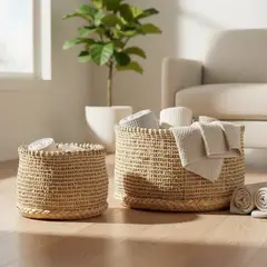 BASEMENT HOME - Set 2 Canastos 20x11cm - 25x12cm