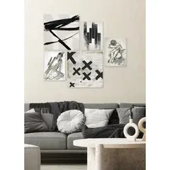 MICA - Setx5 Cuadros Mix Negro