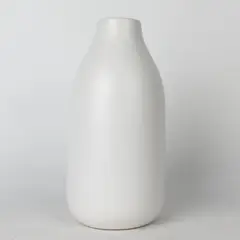 MICA - Maceta Cerámica Blanca 24x12cm