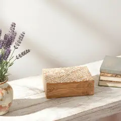 ROBERTA ALLEN - Caja De Madera Decorativa 22x15x7cm