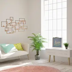 BASEMENT HOME - Arte De Pared Figura Dorada 100cm