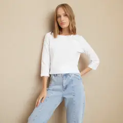 UNIVERSITY CLUB - Polo Manga Larga 100% Algodón Mujer