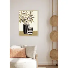 MICA - Cuadro Maceta Con Planta 30x40cm