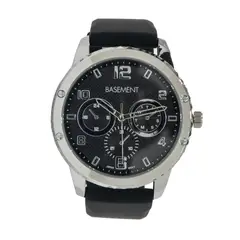 BASEMENT - Reloj Resina Negro Hombre