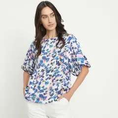 APOLOGY - Blusa Manga Corta Casual Mujer