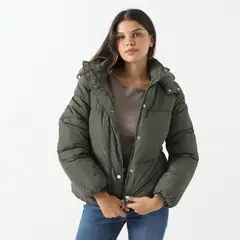 SYBILLA - Parka Larga Hoodie