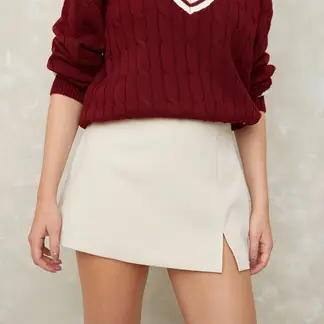 SYBILLA - Falda Corta Casual Mujer