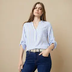 UNIVERSITY CLUB - Blusa Manga Larga Mujer