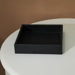 DERIA - Servilletero Negro 23cm