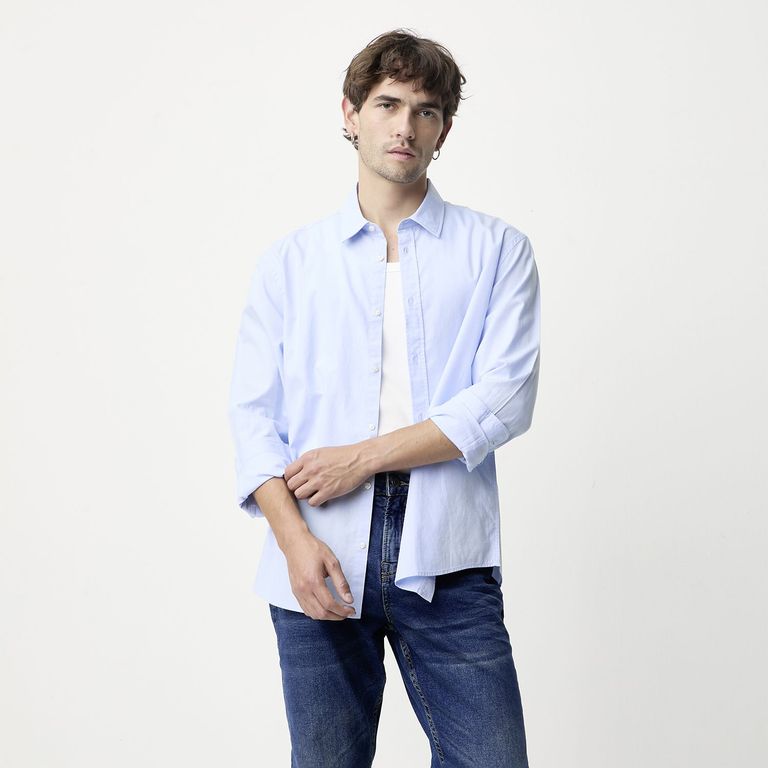Camisa Manga Larga Hombre