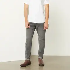 BASEMENT - Jean Slim Crop Algodón Hombre