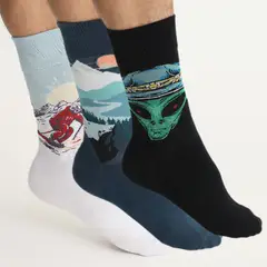 BEARCLIFF - Calcetin Sport Pack 3