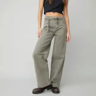 DENIMLAB - Jean Baggy Algodón Mujer