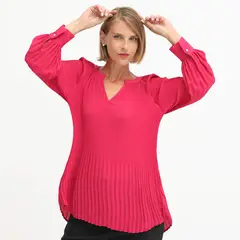 STEFANO COCCI - Blusa Manga Larga Casual Mujer