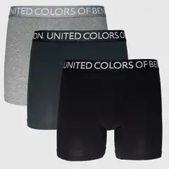 BENETTON - Boxer Algodón Pack X3 Hombre