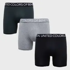 BENETTON - Boxer Algodón Pack X3 Hombre