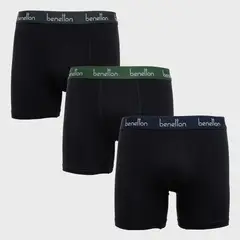 BENETTON - Boxer Algodón Pack X3 Hombre