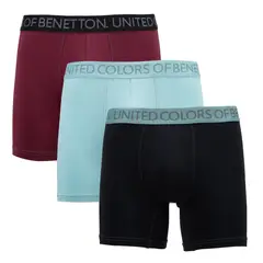 BENETTON - Boxer Algodón Pack X3 Hombre