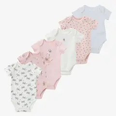 YAMP - Body Bebé Niña Pack X7 Algodón