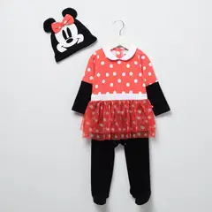 MINNIE - Body Bebé Niña Algodón