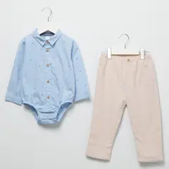 YAMP - Camisa Bebé Niño Manga Larga Algodón
