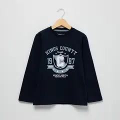 CONIGLIO - Polo Manga Larga Algodón Niño Estampada