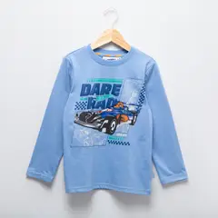 HOT WHEELS - Polo Niño Algodón