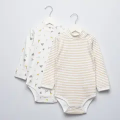 YAMP - Body Bebé Niño Pack X2 Algodón