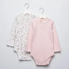 YAMP - Body Bebé Niña Pack X2 Algodón