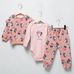 MINNIE - Conjunto Bebé Niña Algodón