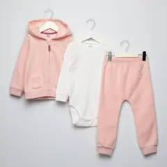 YAMP - Conjunto Bebé Niña Pack X3 Polar
