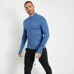 DIADORA - Polera Half Zipper Deportiva Hombre