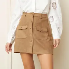 BASEMENT - Falda Corta Casual Mujer