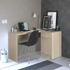 MICA - Escritorio En L Esquinero Moscou 1 Cajón 1 Puerta