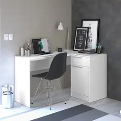 MICA - Escritorio En L Esquinero Moscou 1 Cajón 1 Puerta