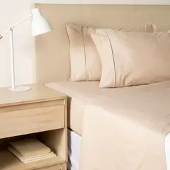 ROBERTA ALLEN - Juego De Sábanas Lisas 100% Algodón 180 Hilos