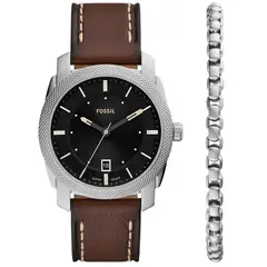FOSSIL - Reloj Cuero Hombre Fs6081set