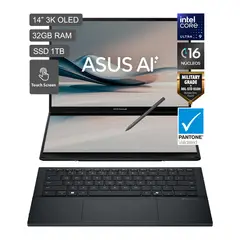ASUS - Laptop Zenbook Duo Intel Core Ultra 9 285h 32gb 1tbssd 14" 3k Oled
