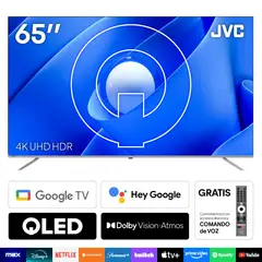 JVC - Televisor 65" Qled 4k Google Tv